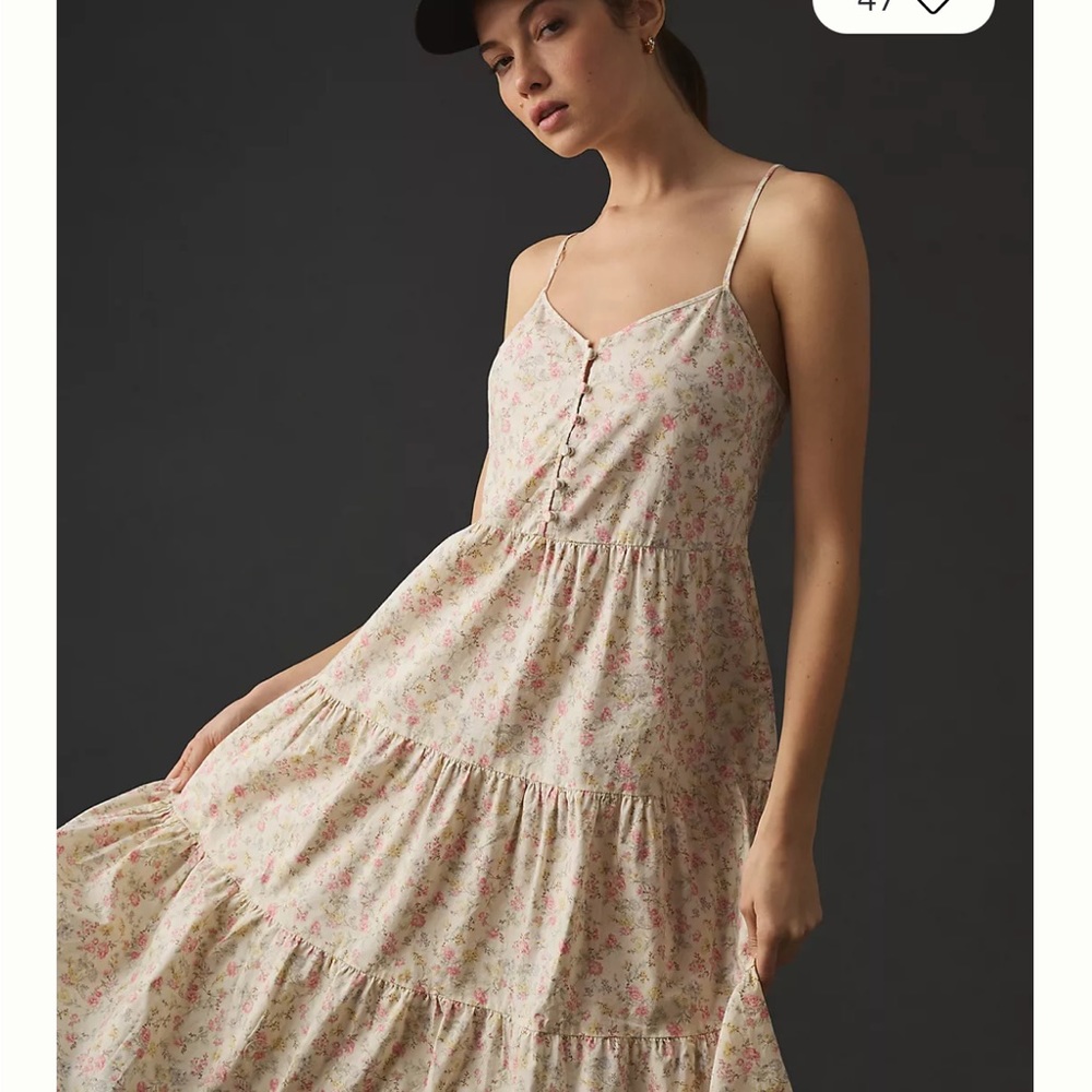 Anthropologie Denimist Tiered Dress